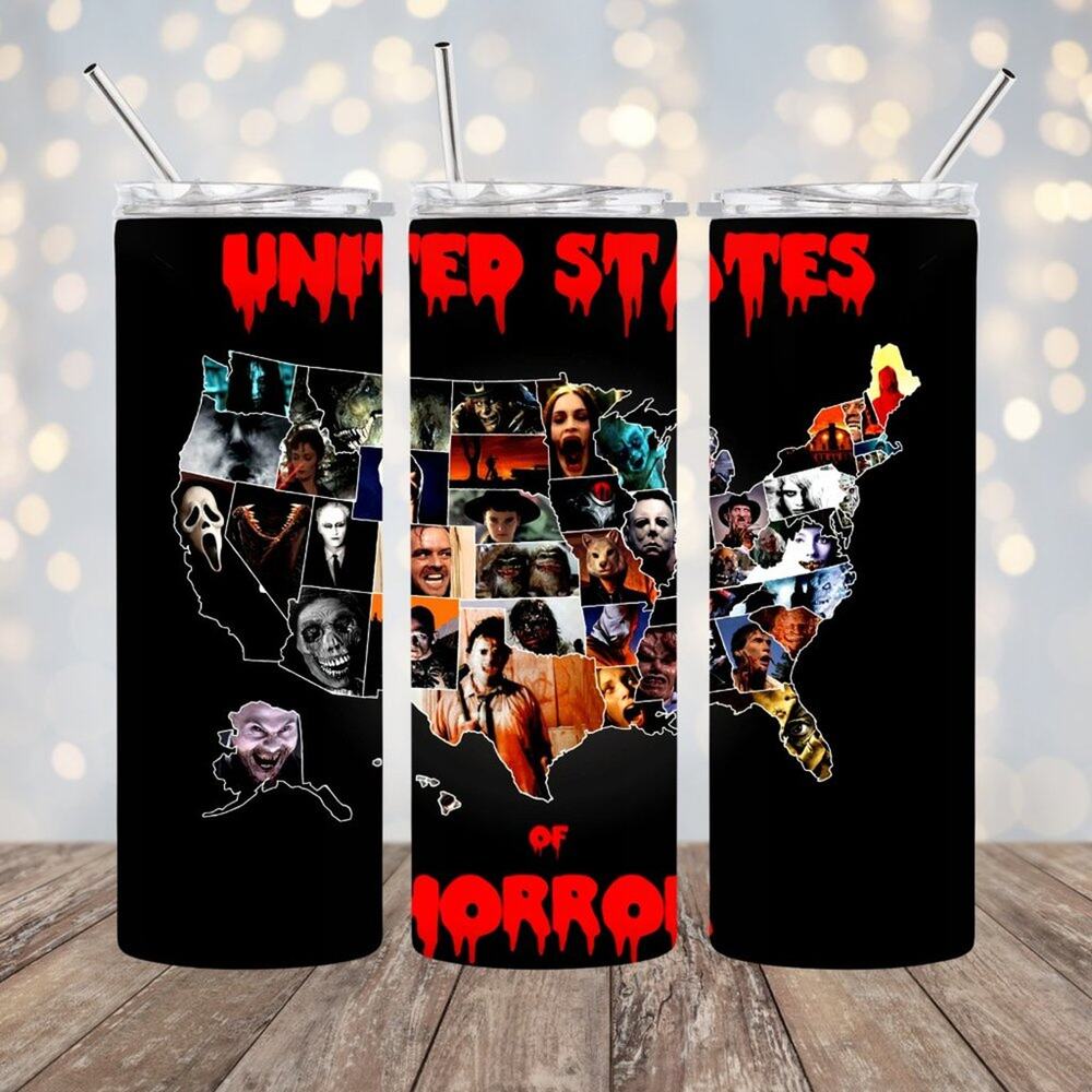 Horror 20oz Tumbler With Straw